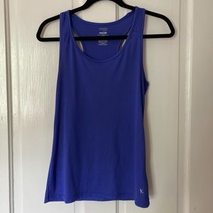 Purple exercise top